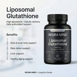 Liposomal Glutathione 500 mg | 60 Veg Capsules